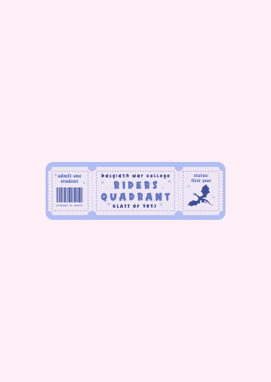 Riders Quadrant Bookmark