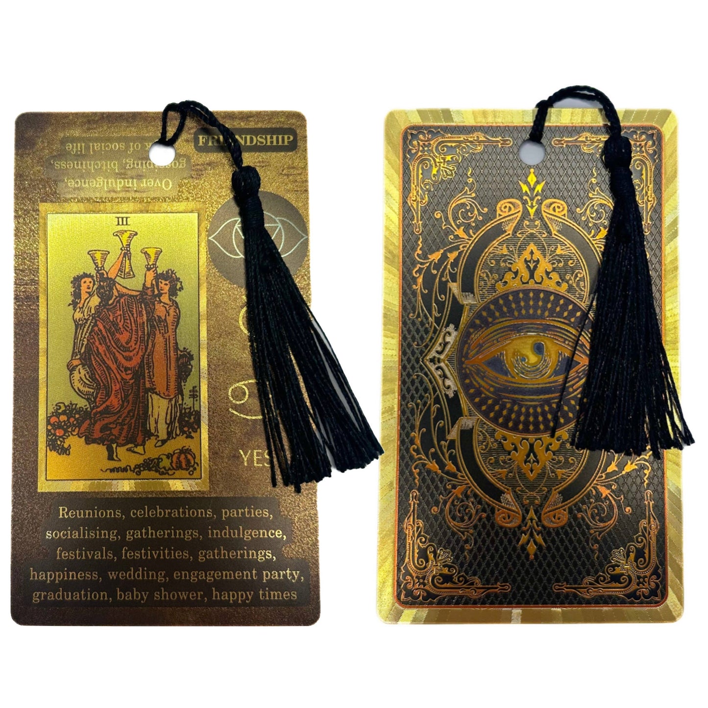Tarot Fortune Card Bookmark – Mystery Tarot-Inspired Page Marker