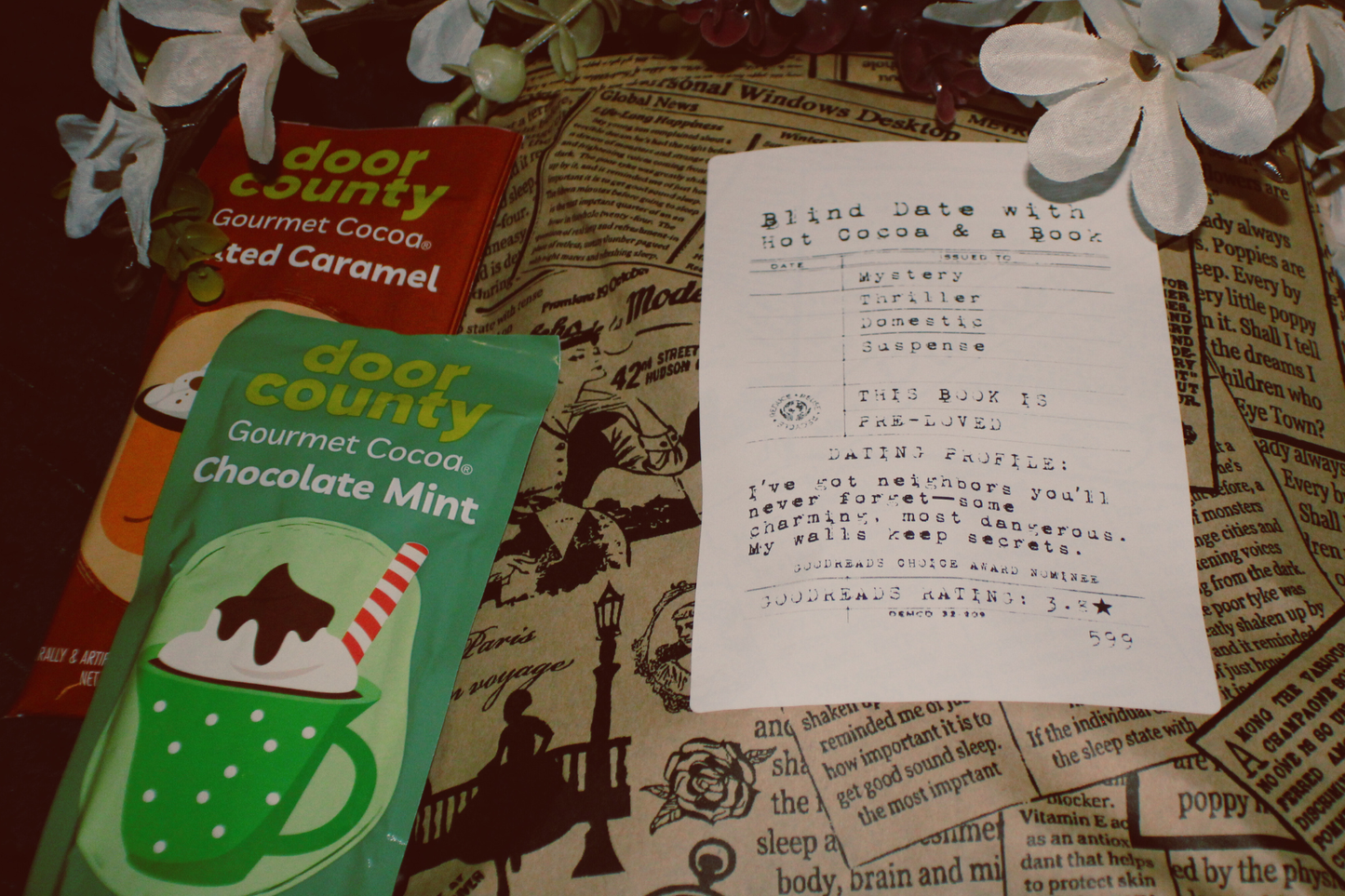 Blind Date with a Book & Hot Cocoa Gift Set