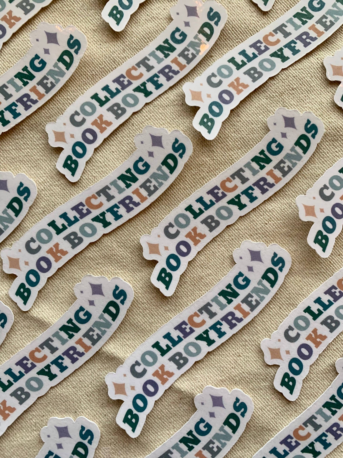 Collecting Book Boyfriends Sticker