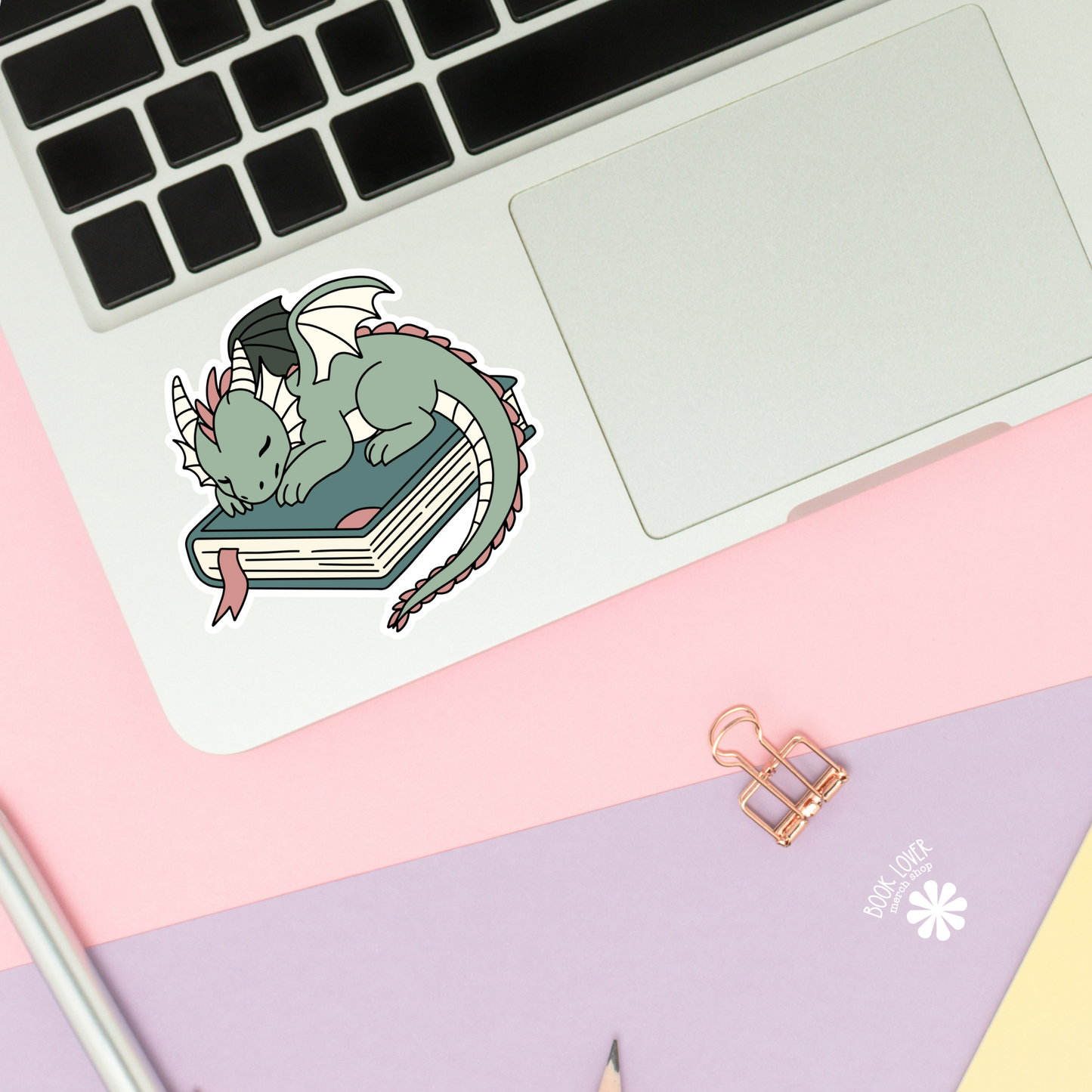 Dragon Book Sticker