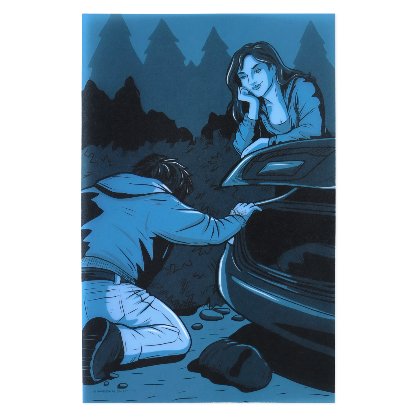 Lights Out Book Scene Illustrations | Officially Licensed 6-Pack