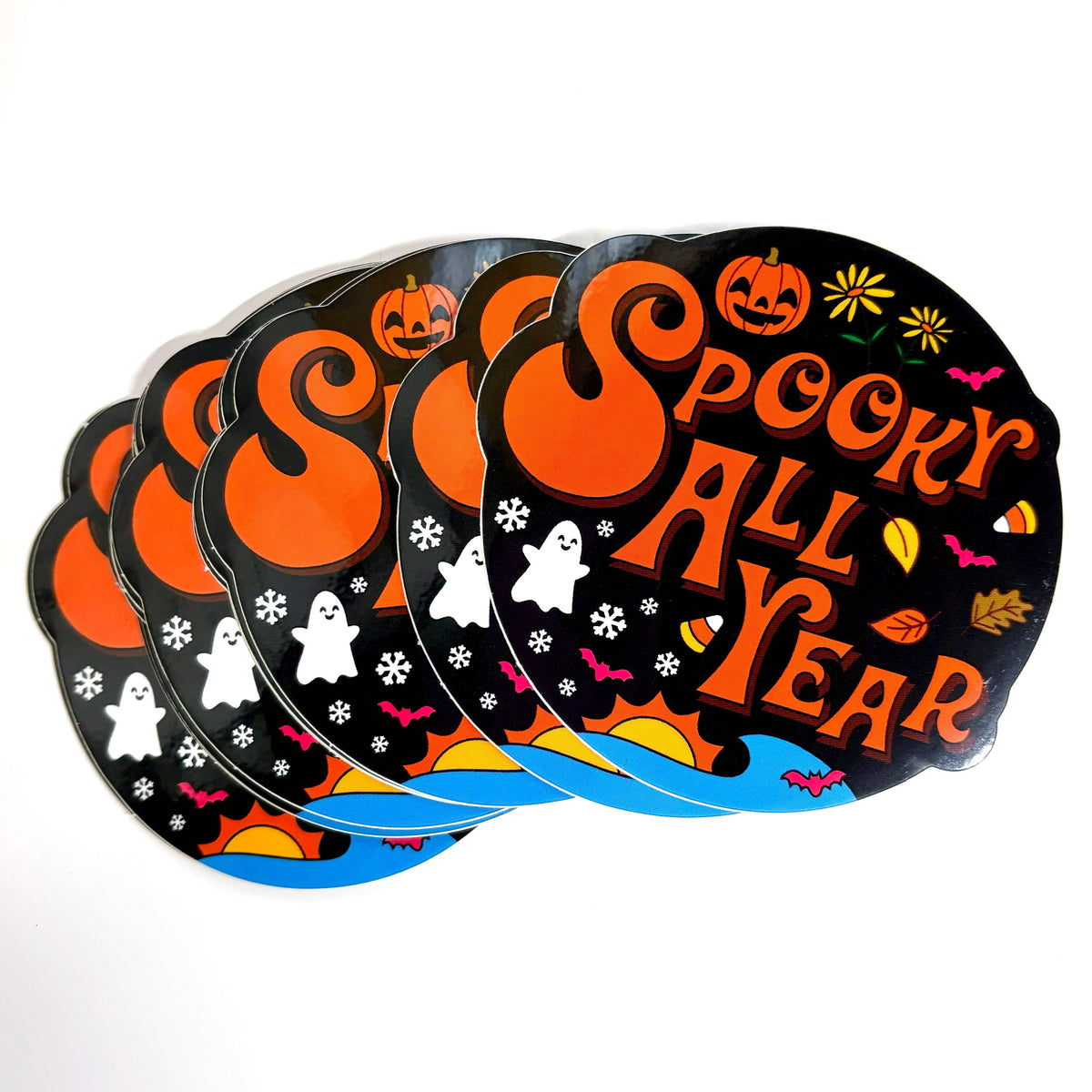 Spooky All Year Sticker | Halloween Vinyl Sticker