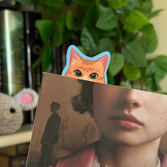 Die Cut Cat Bookmark