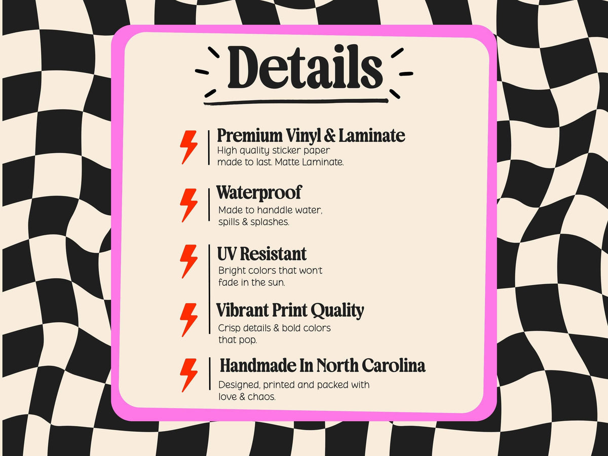 Hot Girls Read Books Library Card Sticker | Pink Bookish Vinyl Sticker