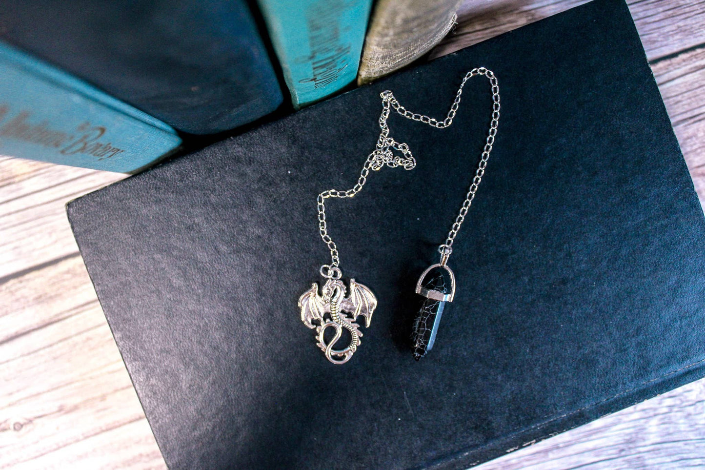 Dragon Chain Bookmark | Fantasy Crystal Chain Bookmark