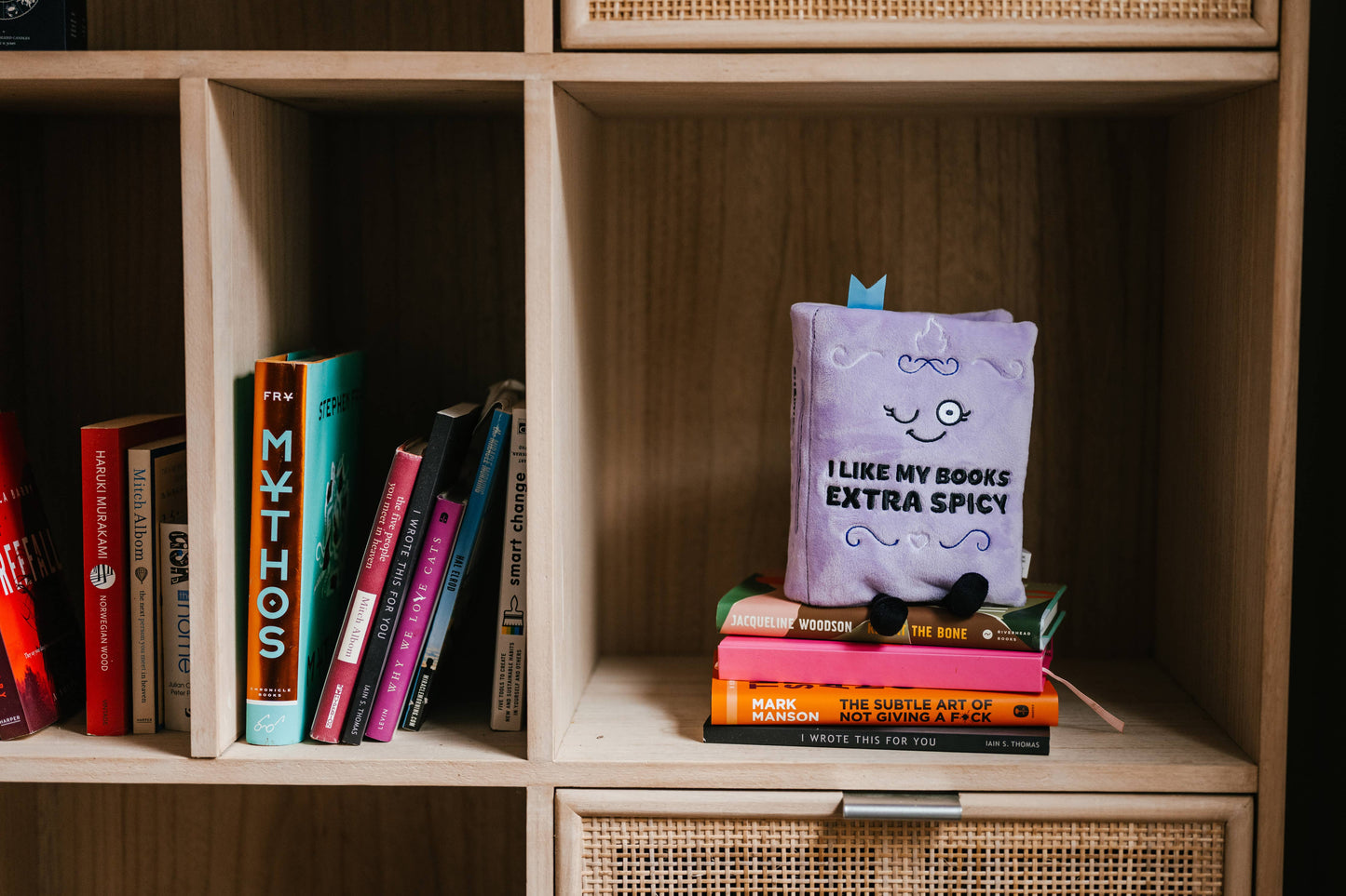 I Like My Books Extra Spicy – Book Plush (Punchkin)