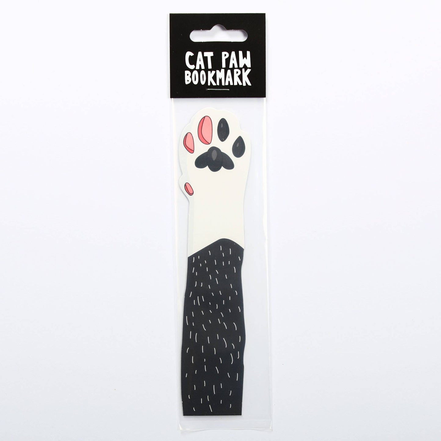 Tuxedo Cat Paw Die Cut Bookmark – Double-Sided