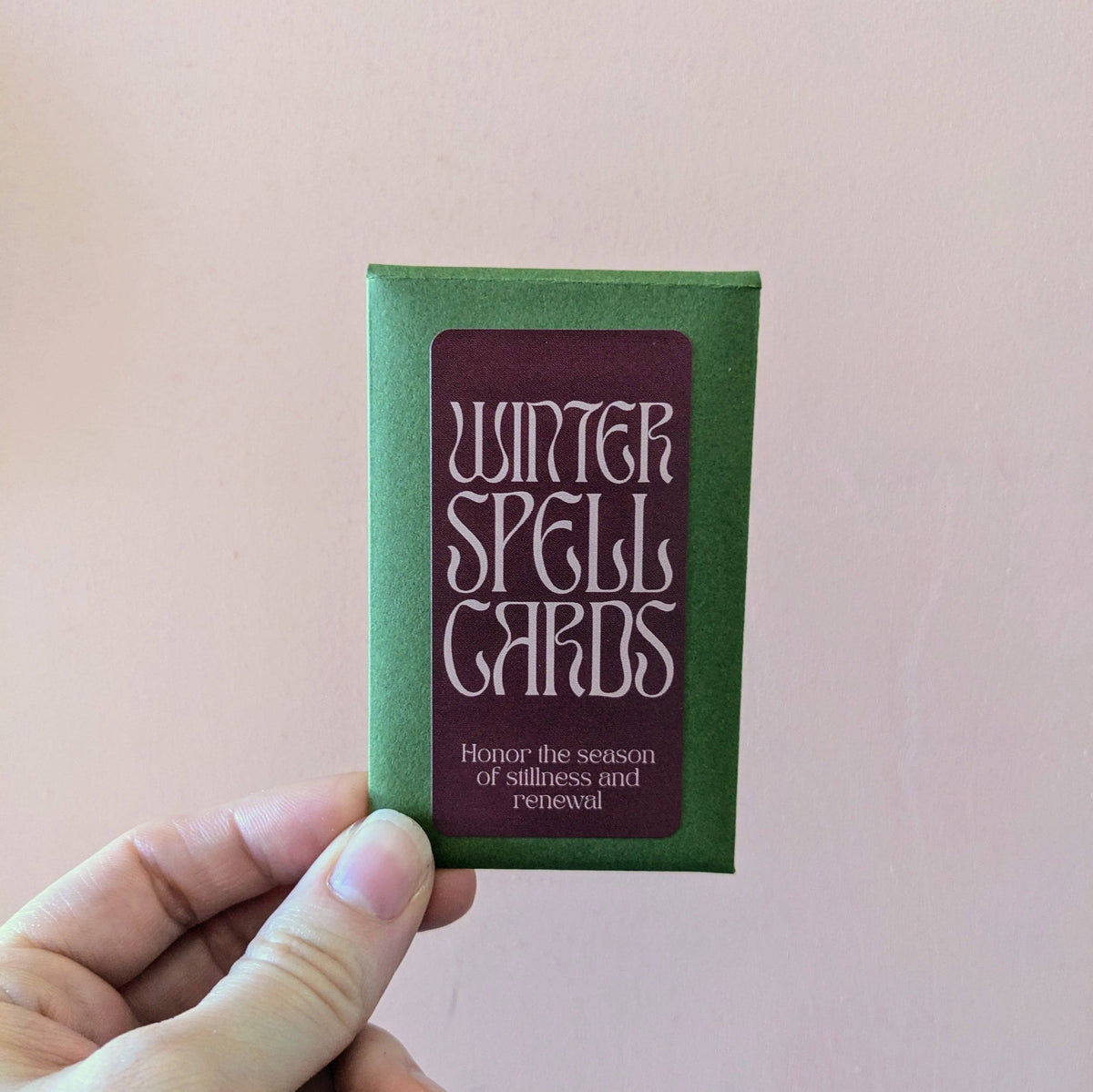 Winter Spell Cards | 5-Card Seasonal Ritual Deck