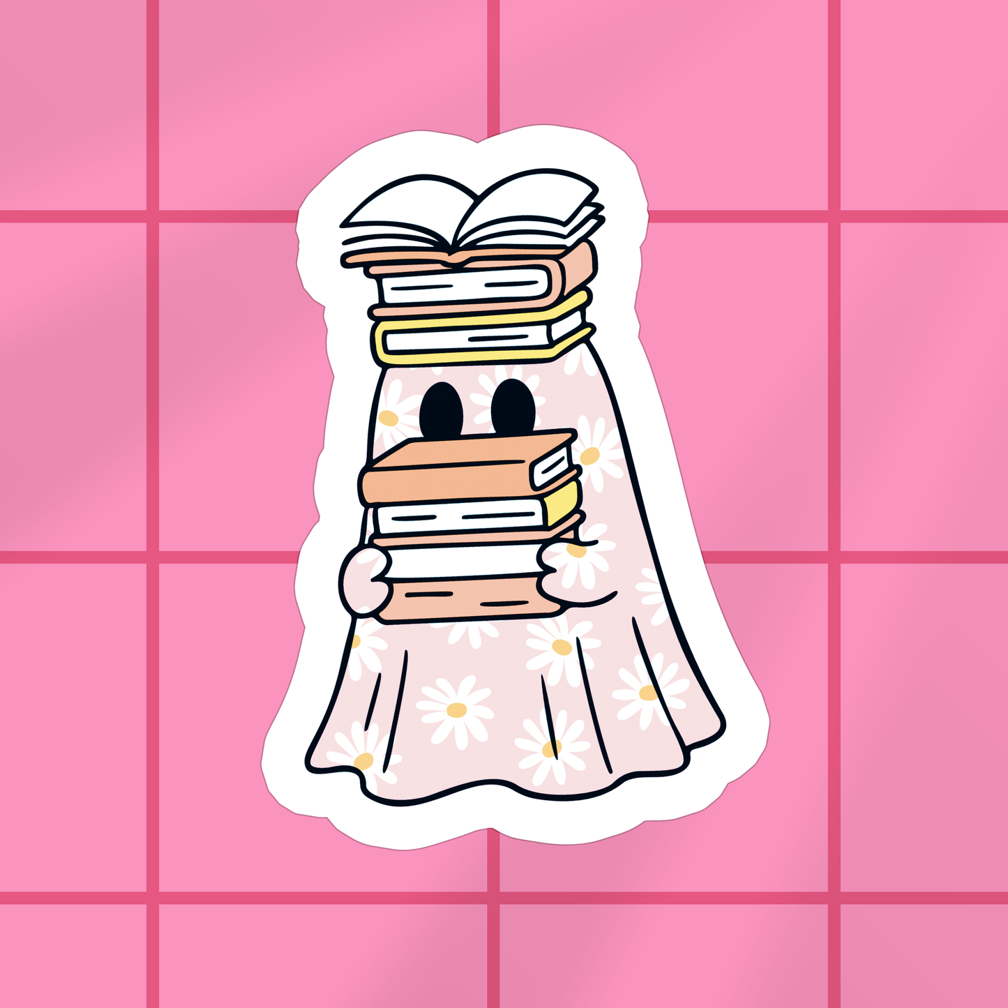 Reading Ghost Sticker