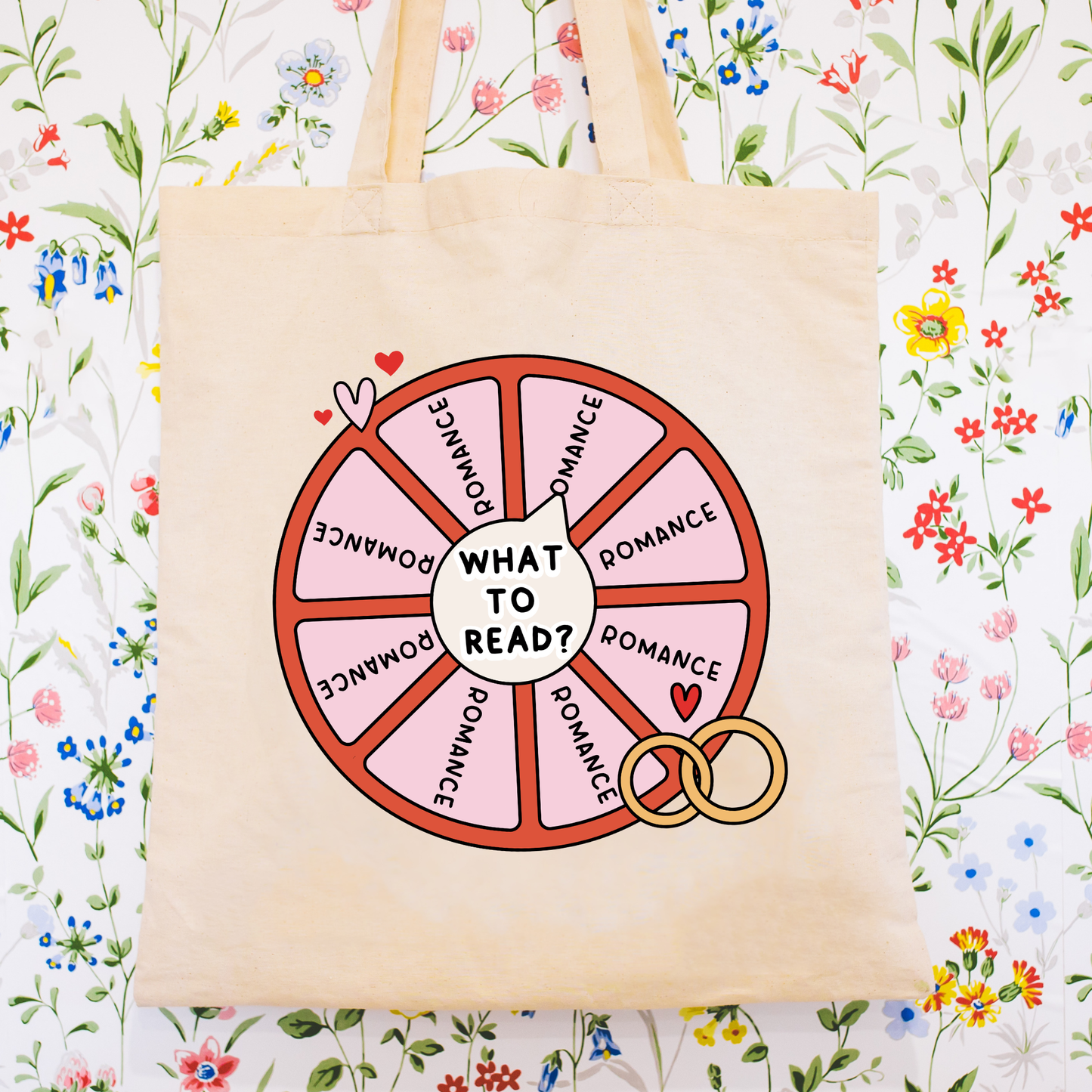 What to Read Romance Tote Bag – Bookish Canvas Bag