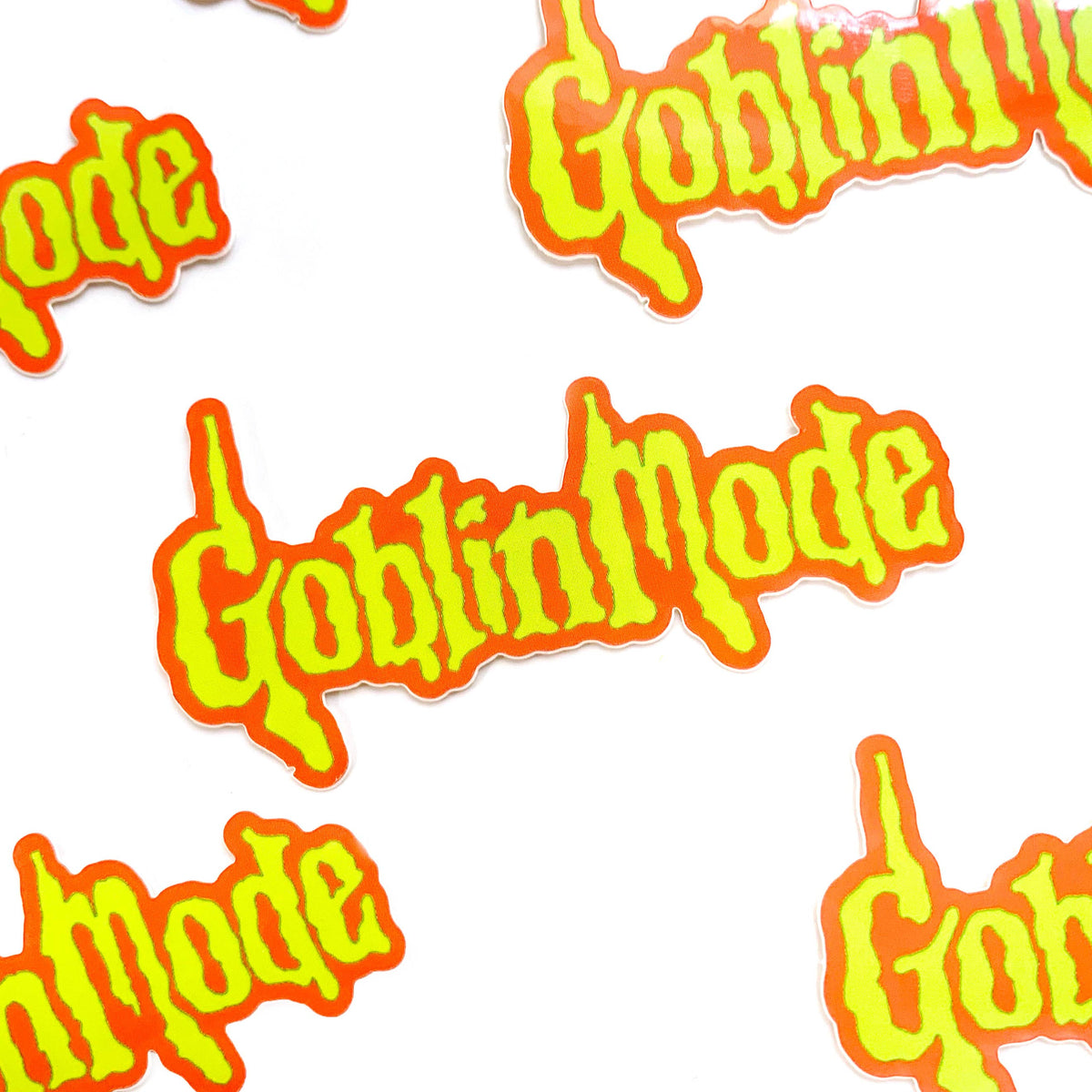 Goblin Mode Sticker | Funny Spooky Vinyl Sticker