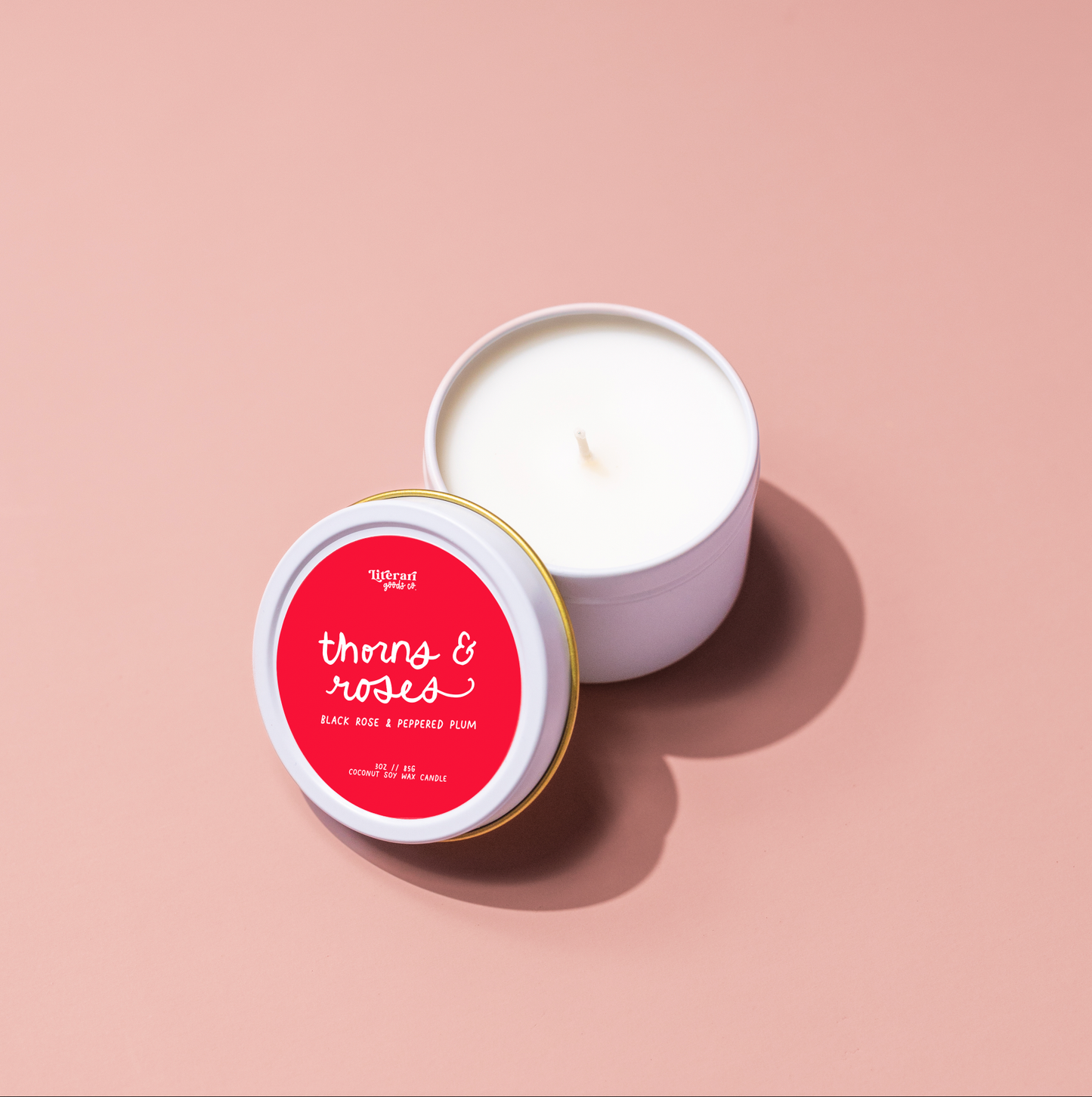 Thorns & Roses Candle – Romantasy Bookish Candle