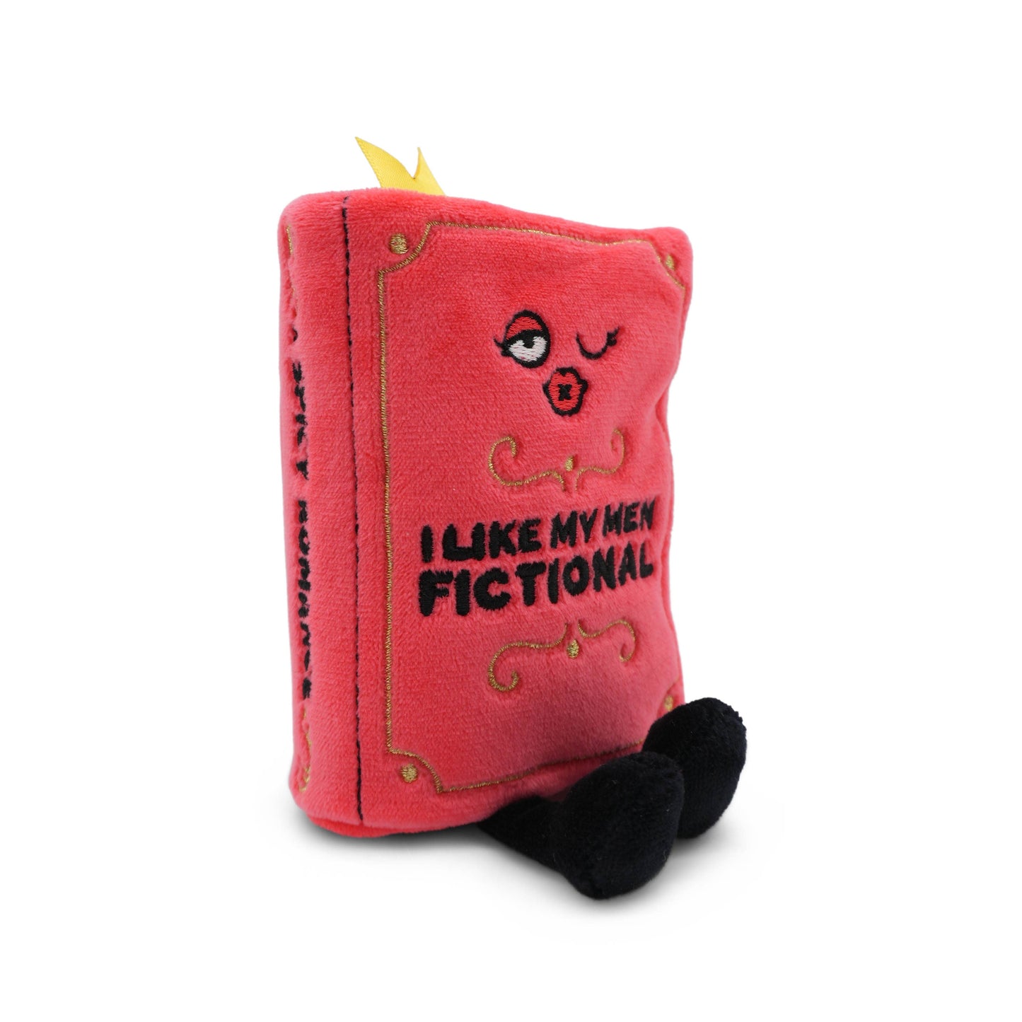 I Like My Men Fictional – Book Plush Bag Charm