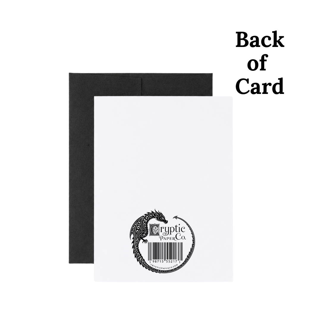 Christmas Miracle Notecard | Sarcastic Dark Humor Holiday Card
