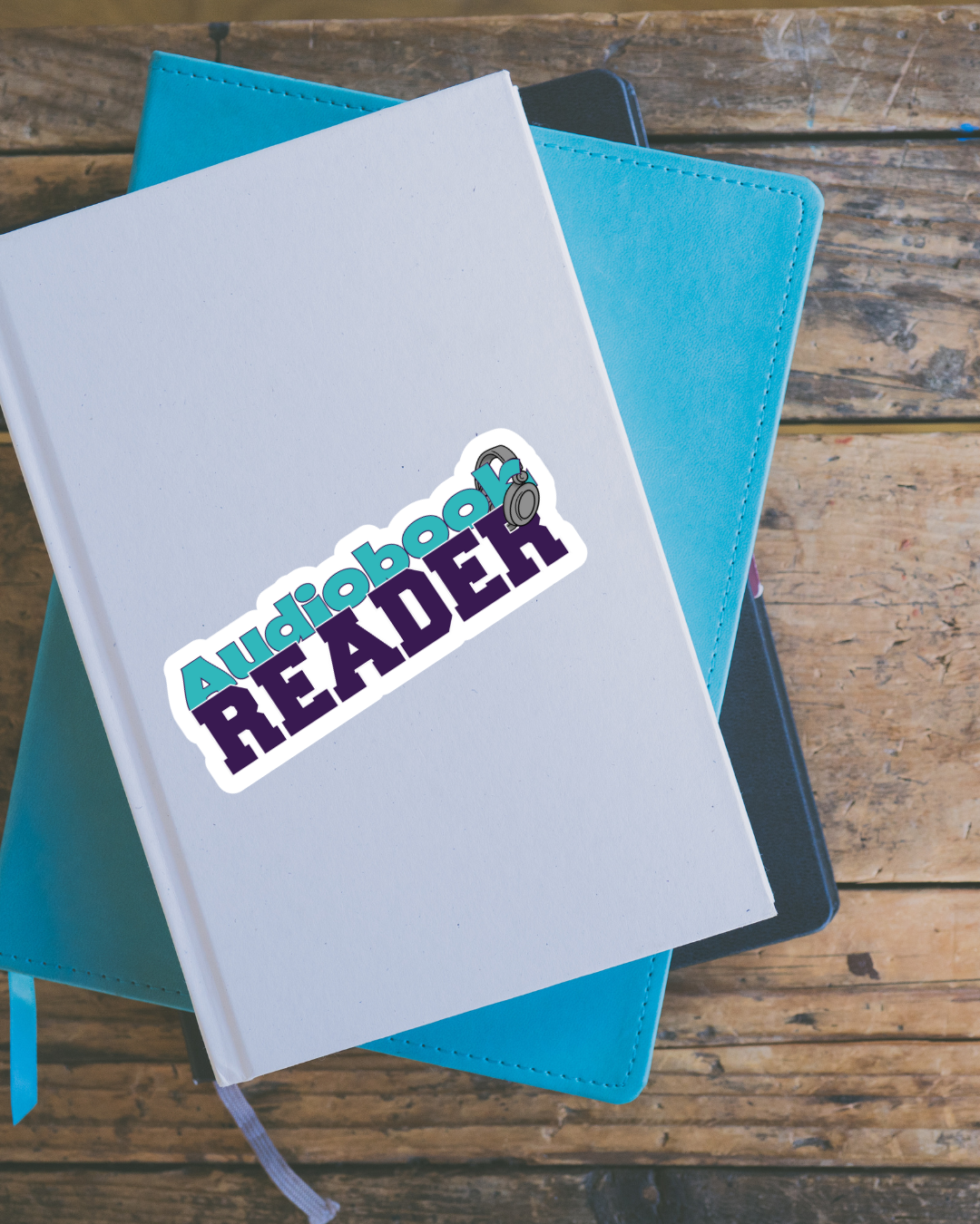 Audiobook Reader Sticker | Bookish Headphones Vinyl Decal