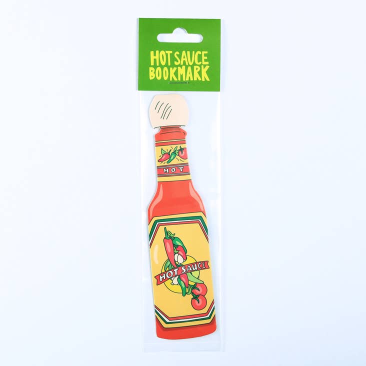 Hot Sauce Bookmark (Die-Cut Spicy Bottle Design)