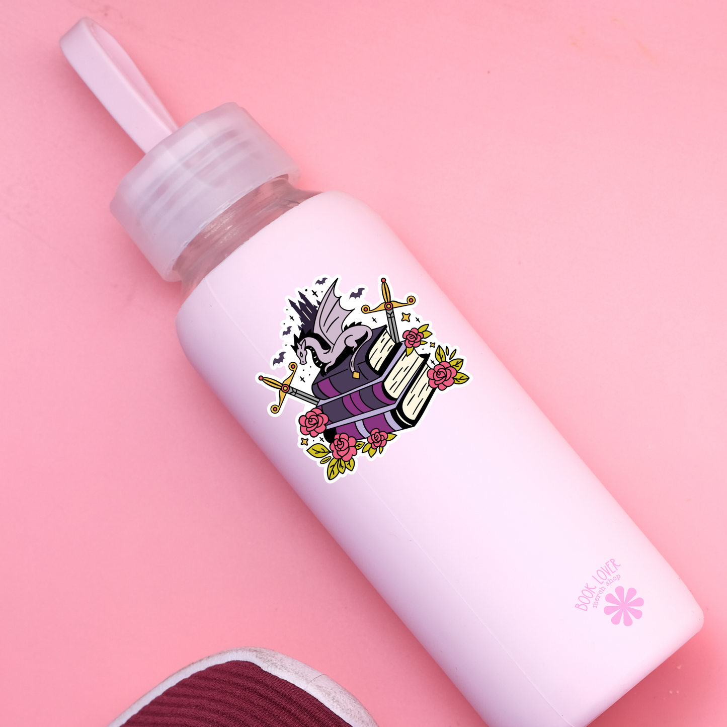 Fantasy Pile of Books Sticker