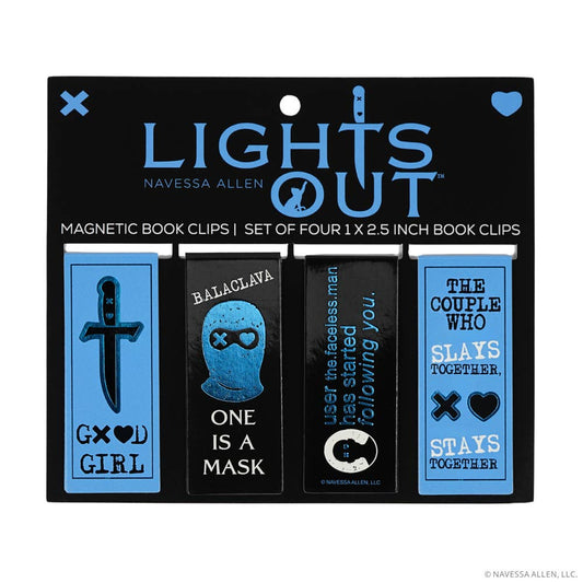 Official Lights Out Magnetic Bookmark Set | Navessa Allen (4-Pack)