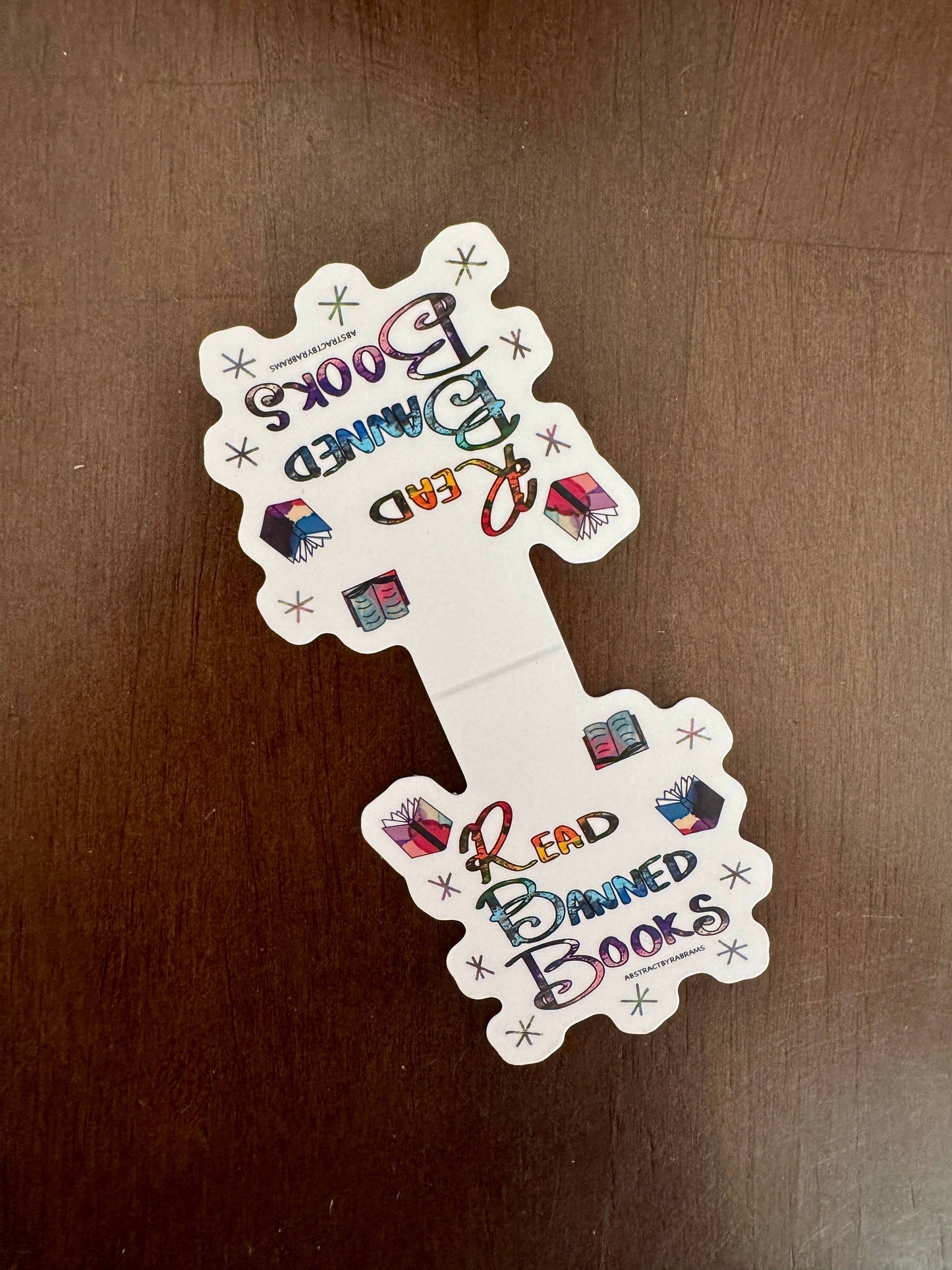 Read Banned Books Magnetic Bookmark