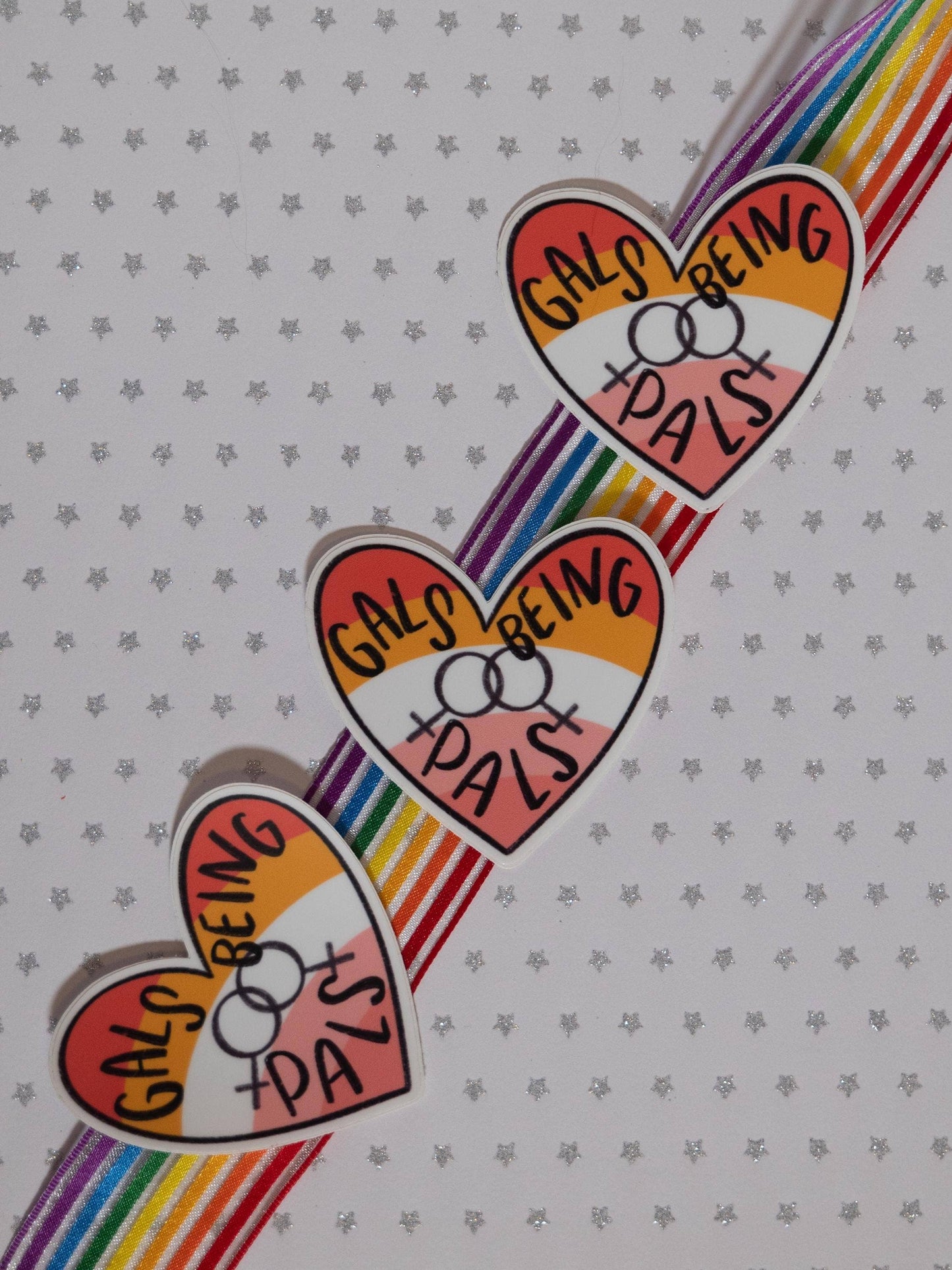 Gals Being Pals Sticker | Lesbian Pride Vinyl Sticker
