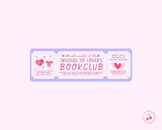 Friends to Lovers Bookmark