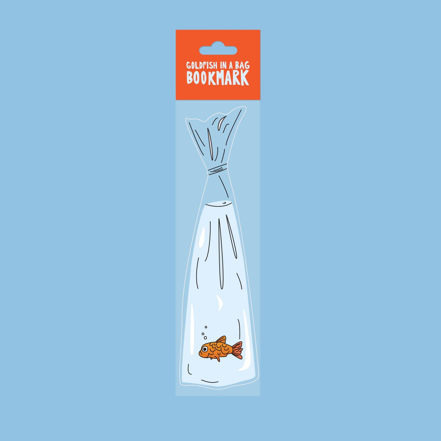 Goldfish in a Bag Die Cut Bookmark – Clear Lexan