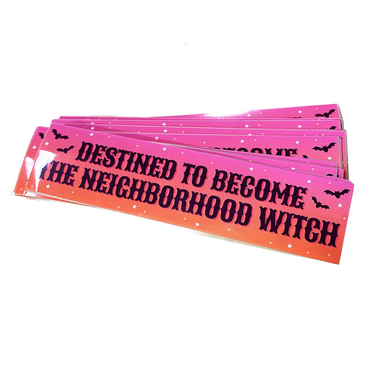 Destined to Become the Neighborhood Witch Sticker | Funny Witchy Vinyl Sticker