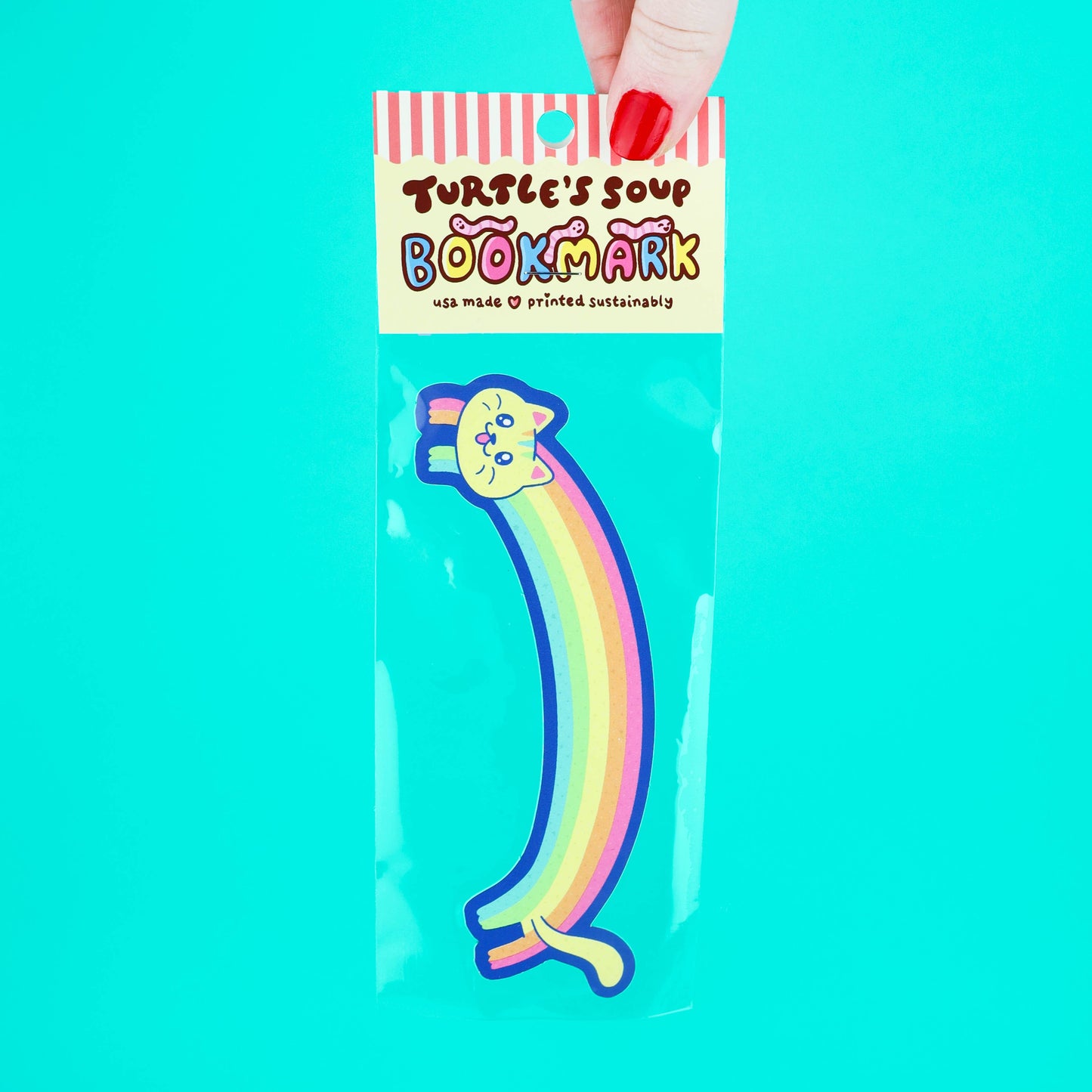 Rainbow Cat Pride Bookmark