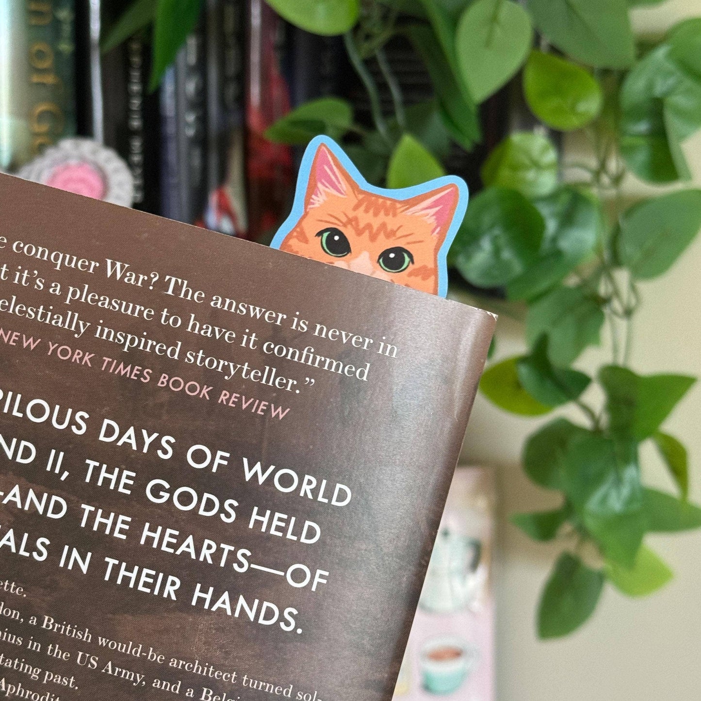 Die Cut Cat Bookmark