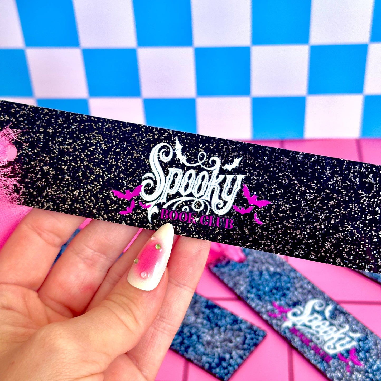 Spooky Book Club Acrylic Bookmark