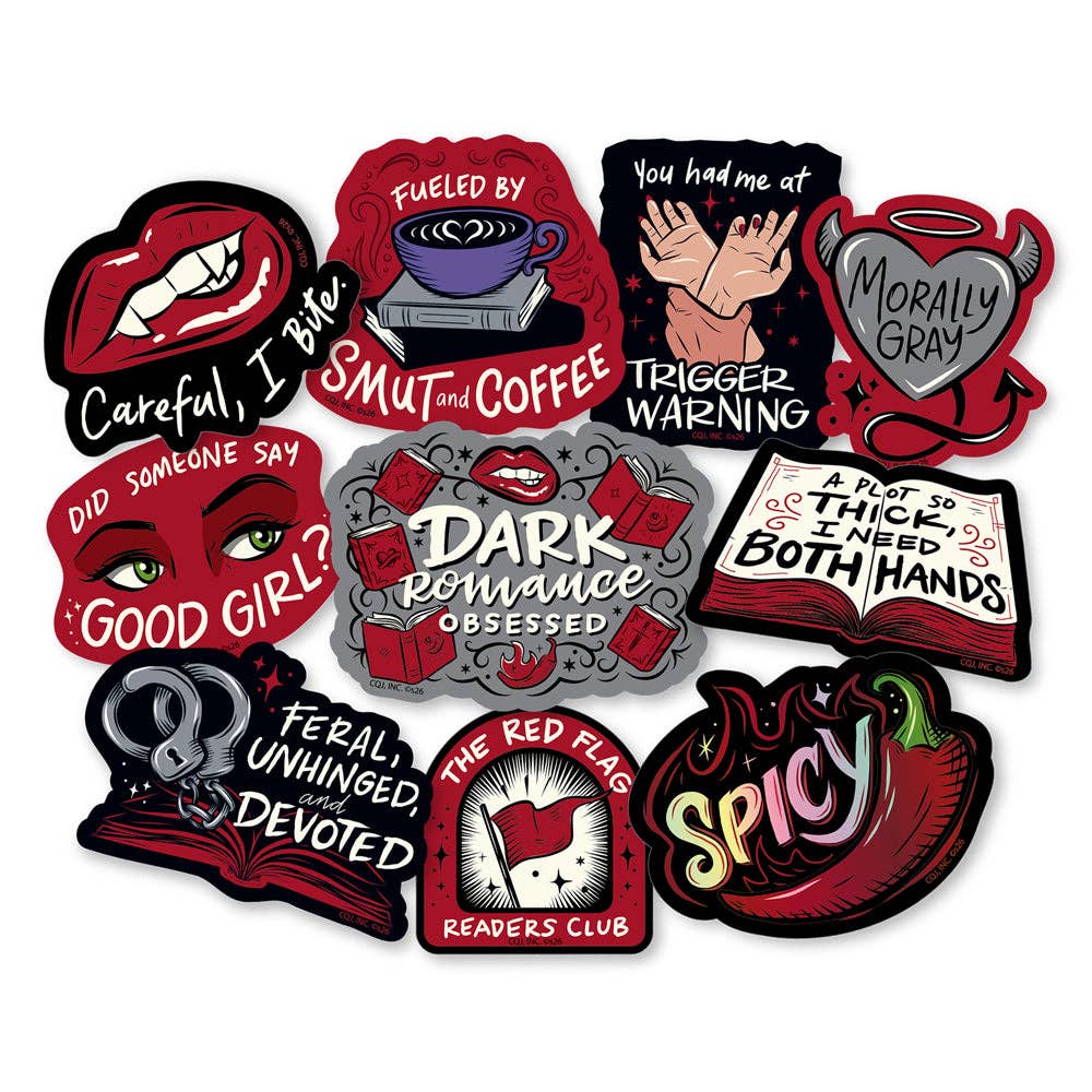 A Little Wicked Decal Pack | Dark Romance Sticker Set of 10