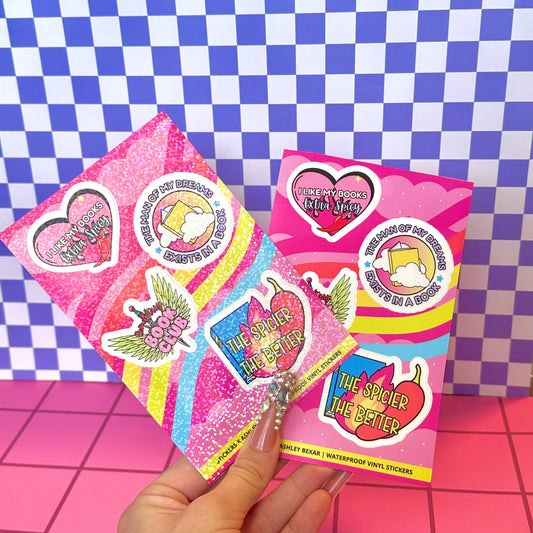 Bookish Smut Waterproof Vinyl Sticker Sheet