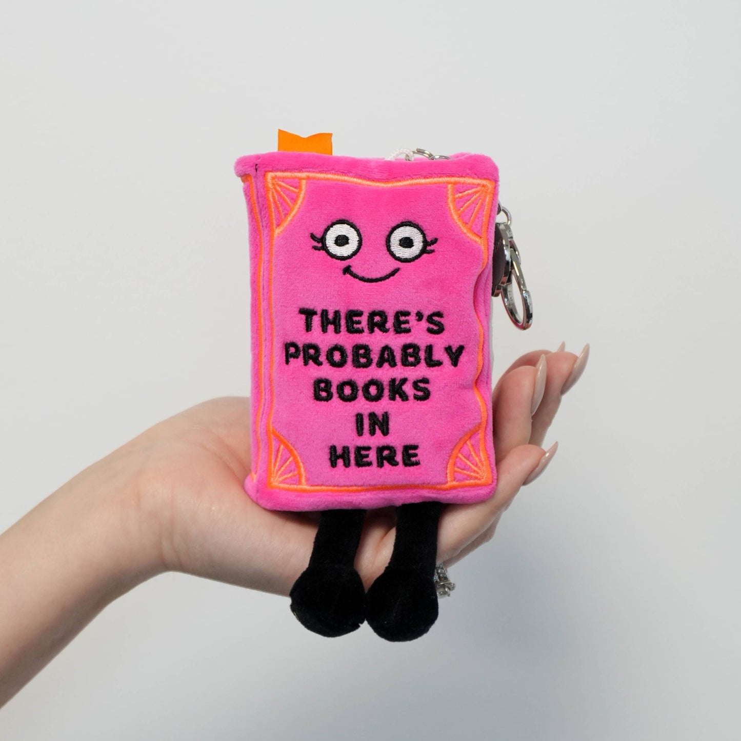 There’s Probably Books In Here – Book Plush Bag Charm