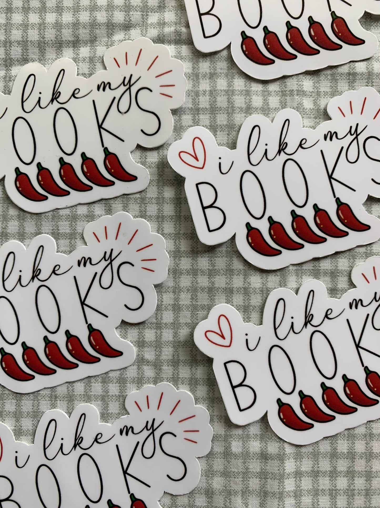 I like My Books Spicy Sticker