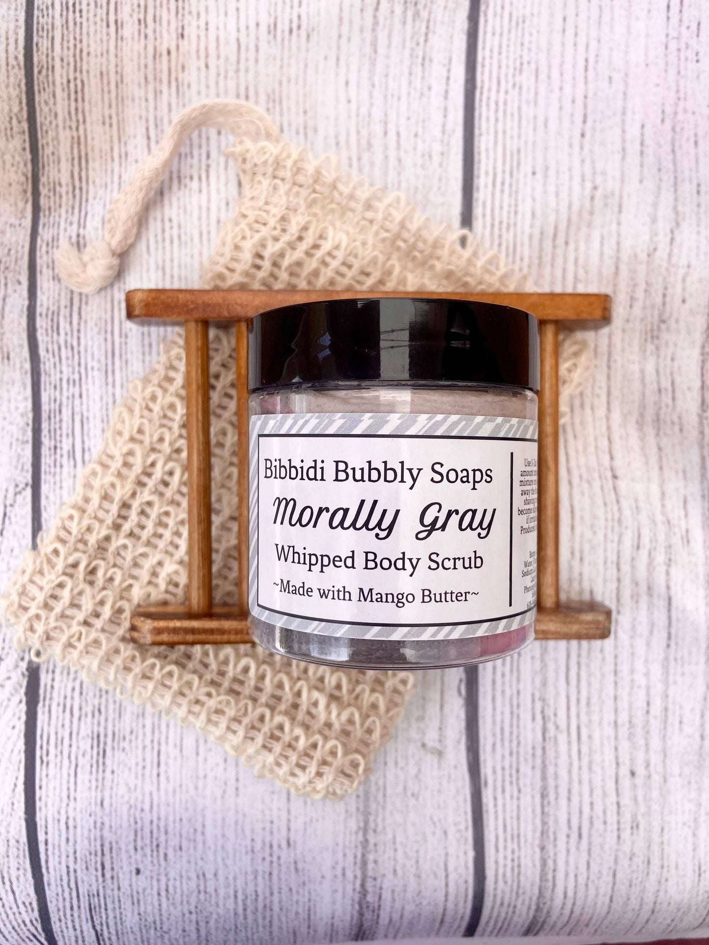 Morally Grey Whipped Sugar Scrub – Black Cherry & Champagne