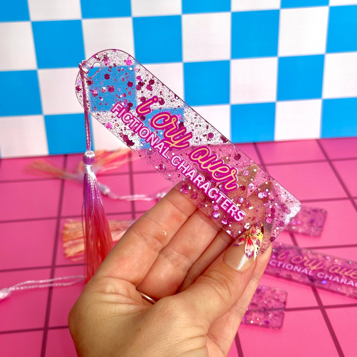 Fictional Boyfriends Acrylic Bookmark