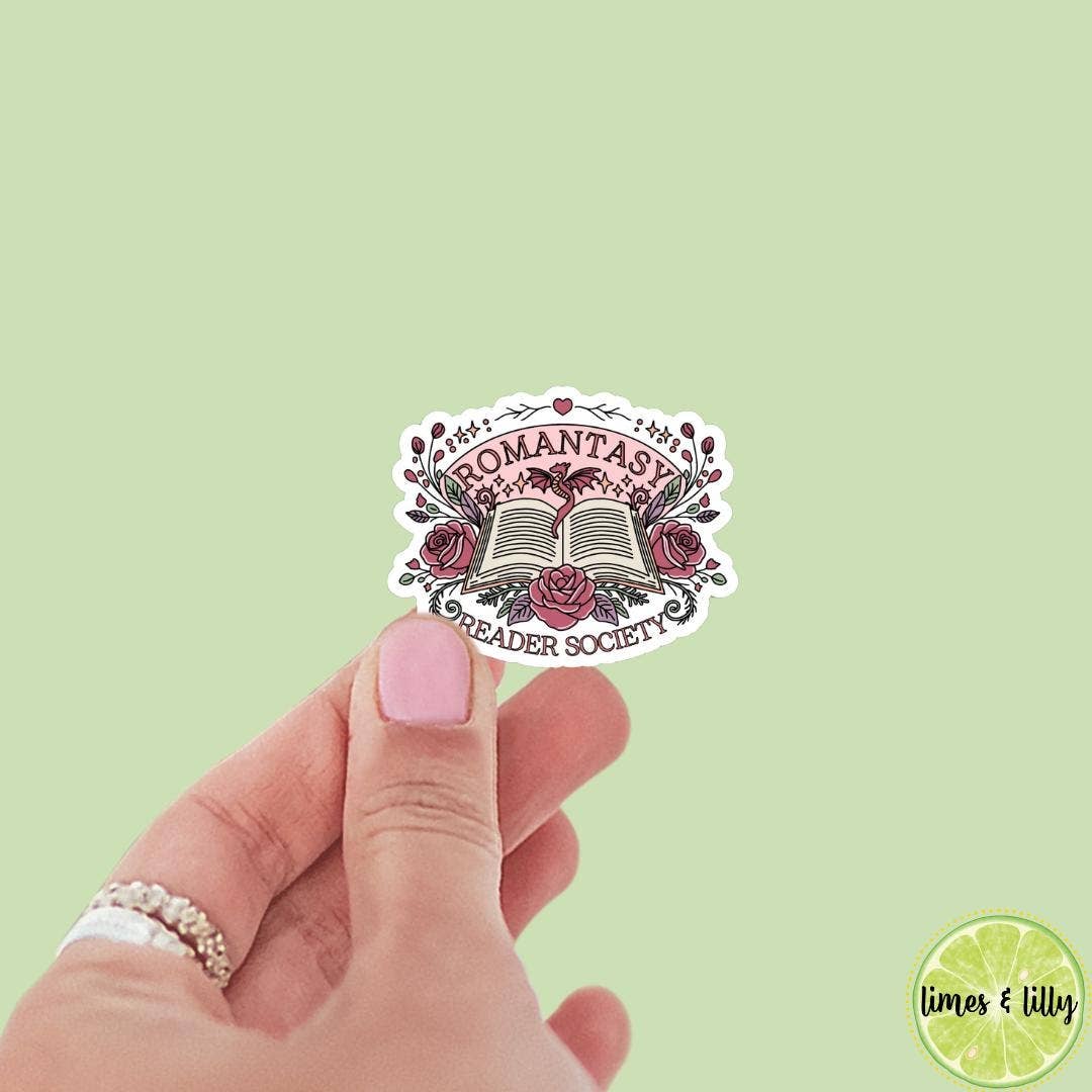 Romantasy Reader Society Sticker | Fantasy Romance Sticker