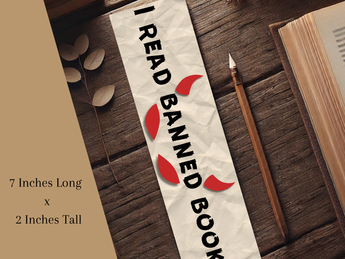 I Read Banned Books Bookmark
