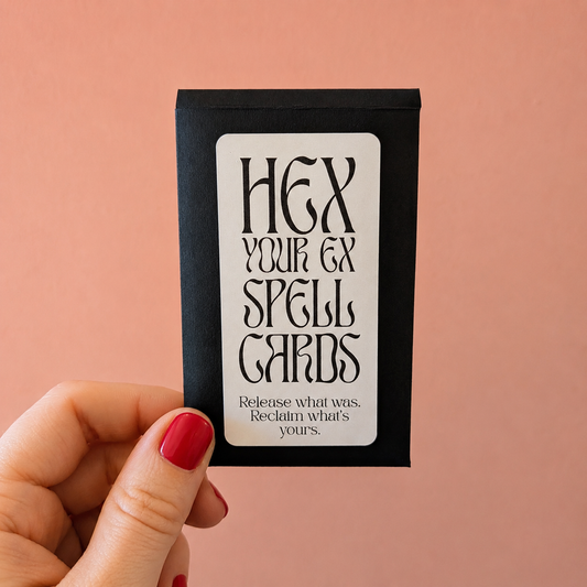Hex Your Ex Spell Cards | 5-Card Breakup Ritual Deck