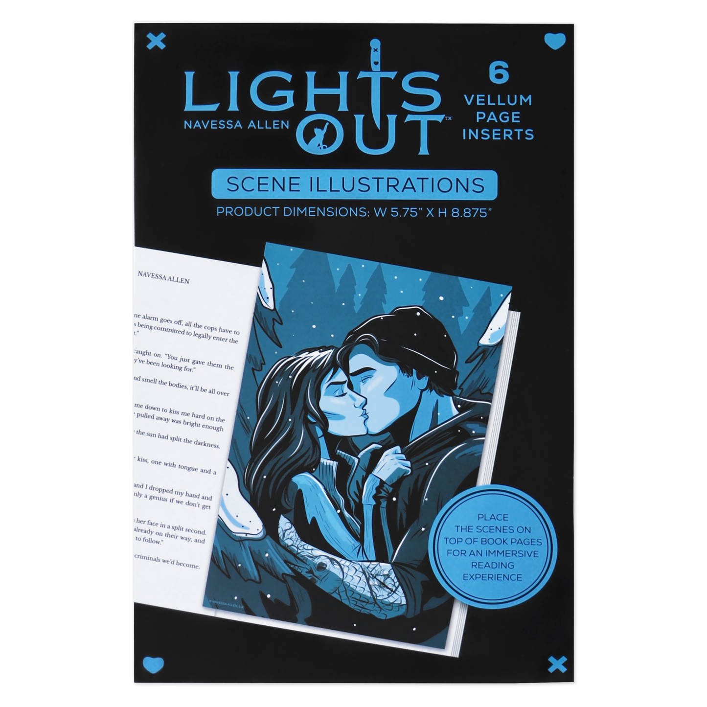 Lights Out Book Scene Illustrations | Officially Licensed 6-Pack