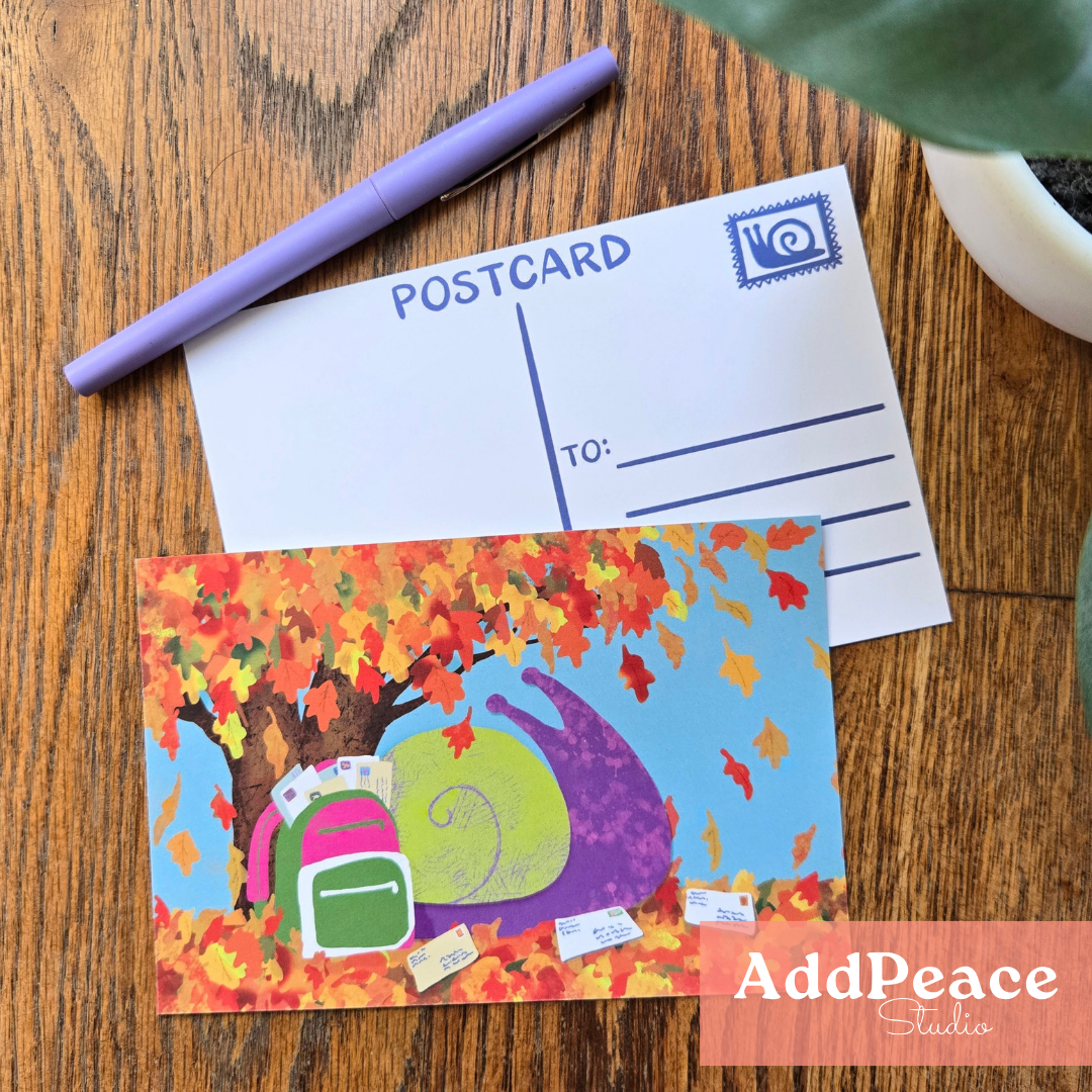 Snail Mail Illustrated Postcard Set | 12 Bookish & Whimsical Postcards