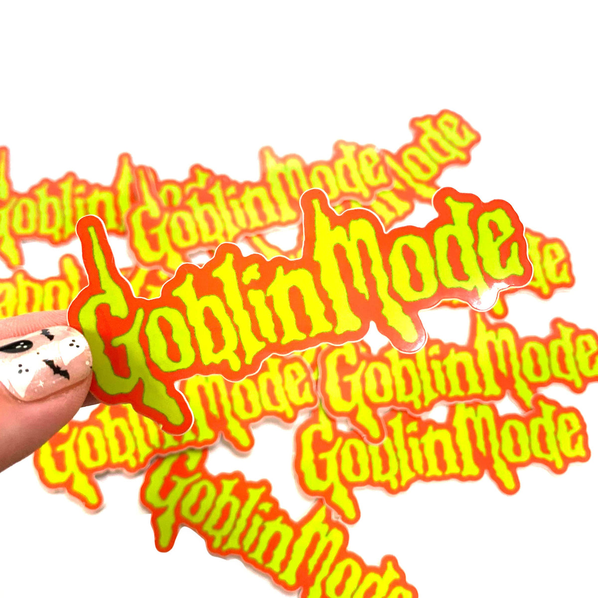 Goblin Mode Sticker | Funny Spooky Vinyl Sticker