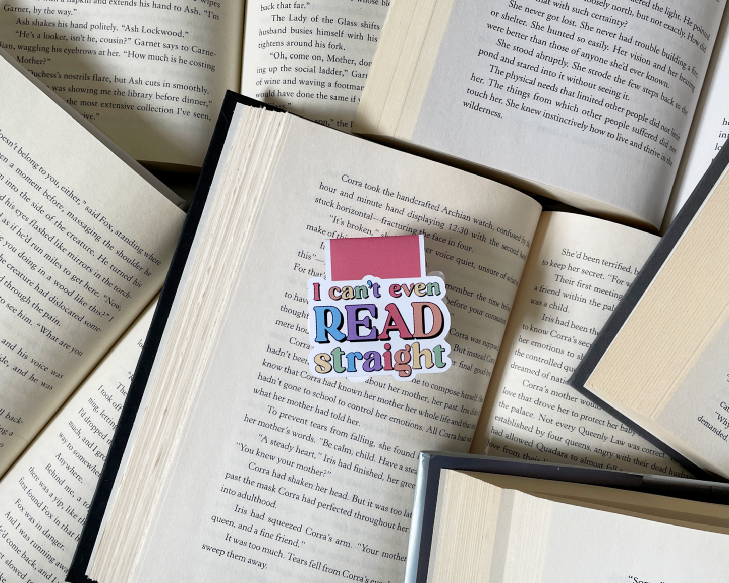 I Can’t Even Read Straight Magnetic Bookmark | LGBTQ+ Pride Bookmark
