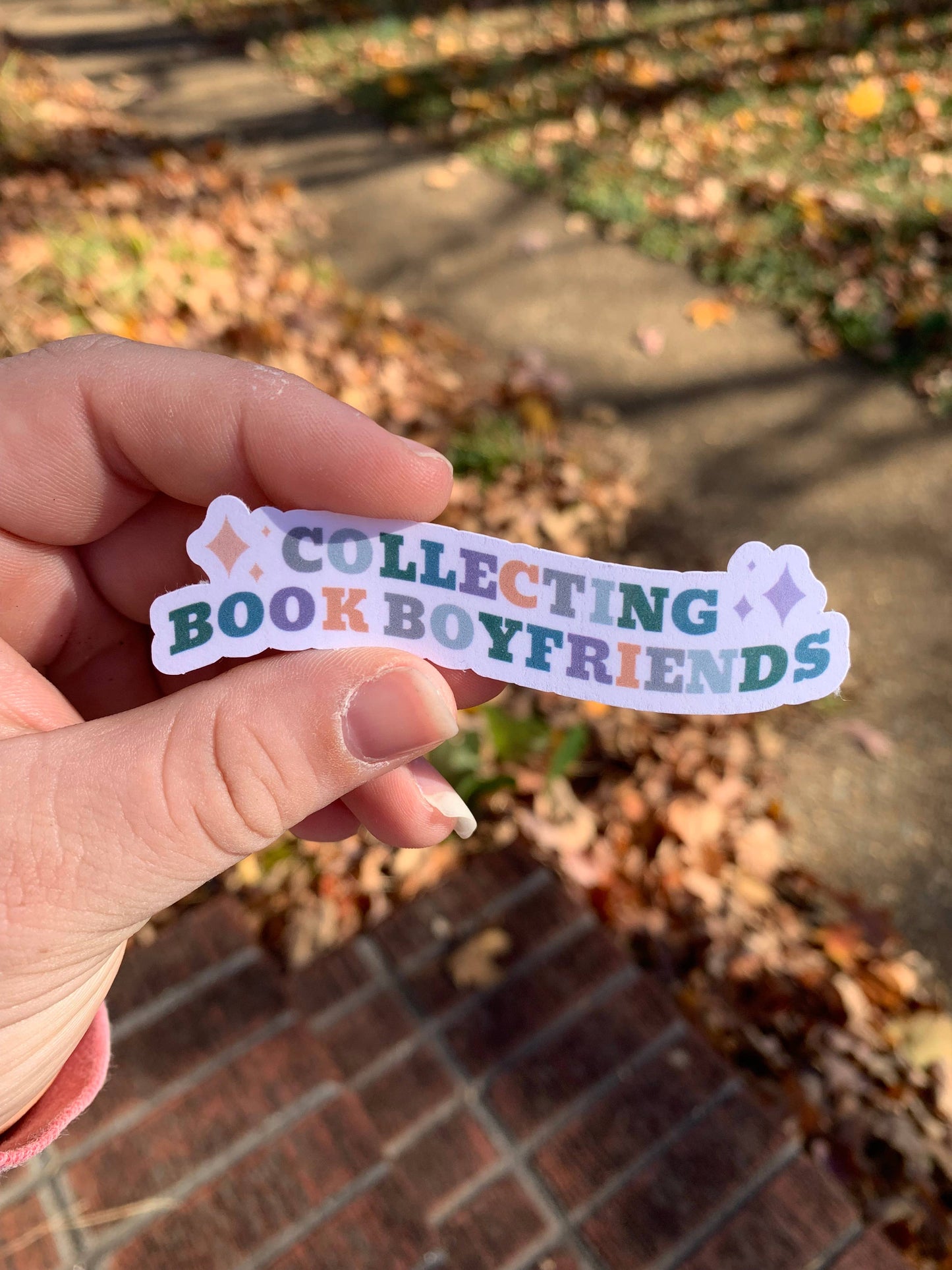 Collecting Book Boyfriends Sticker