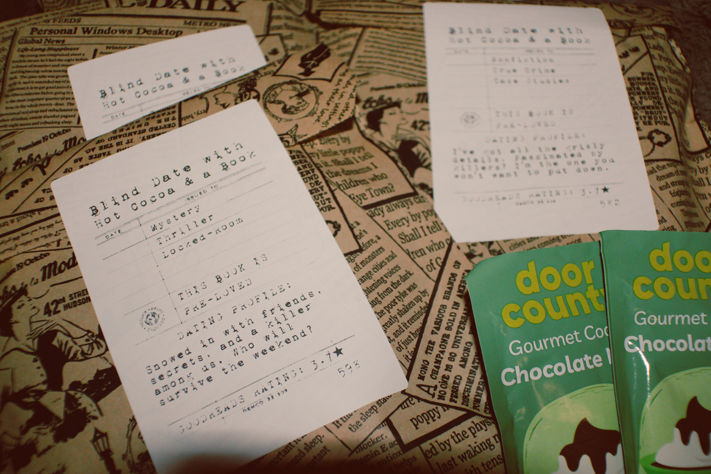 Blind Date with a Book & Hot Cocoa Gift Set