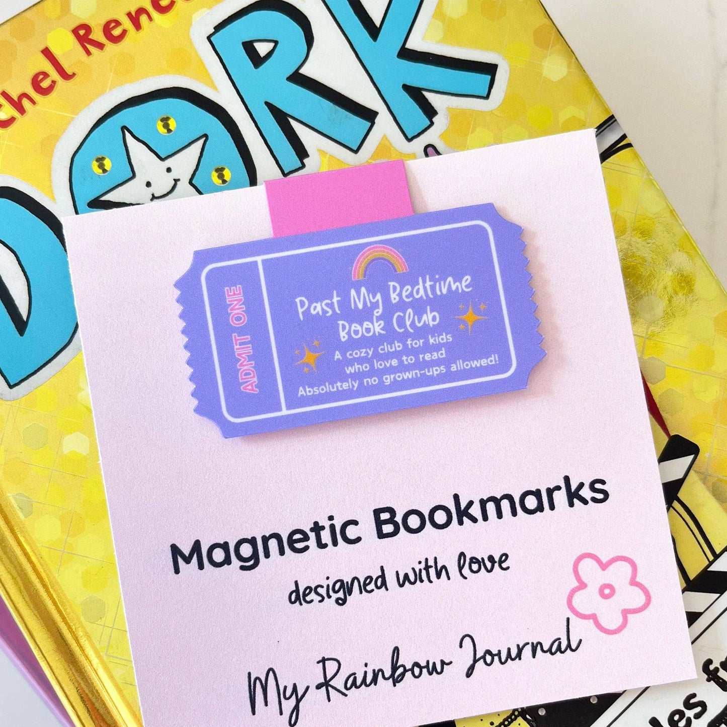 Past My Bedtime Magnetic Bookmark – Kids Reading Bookmark