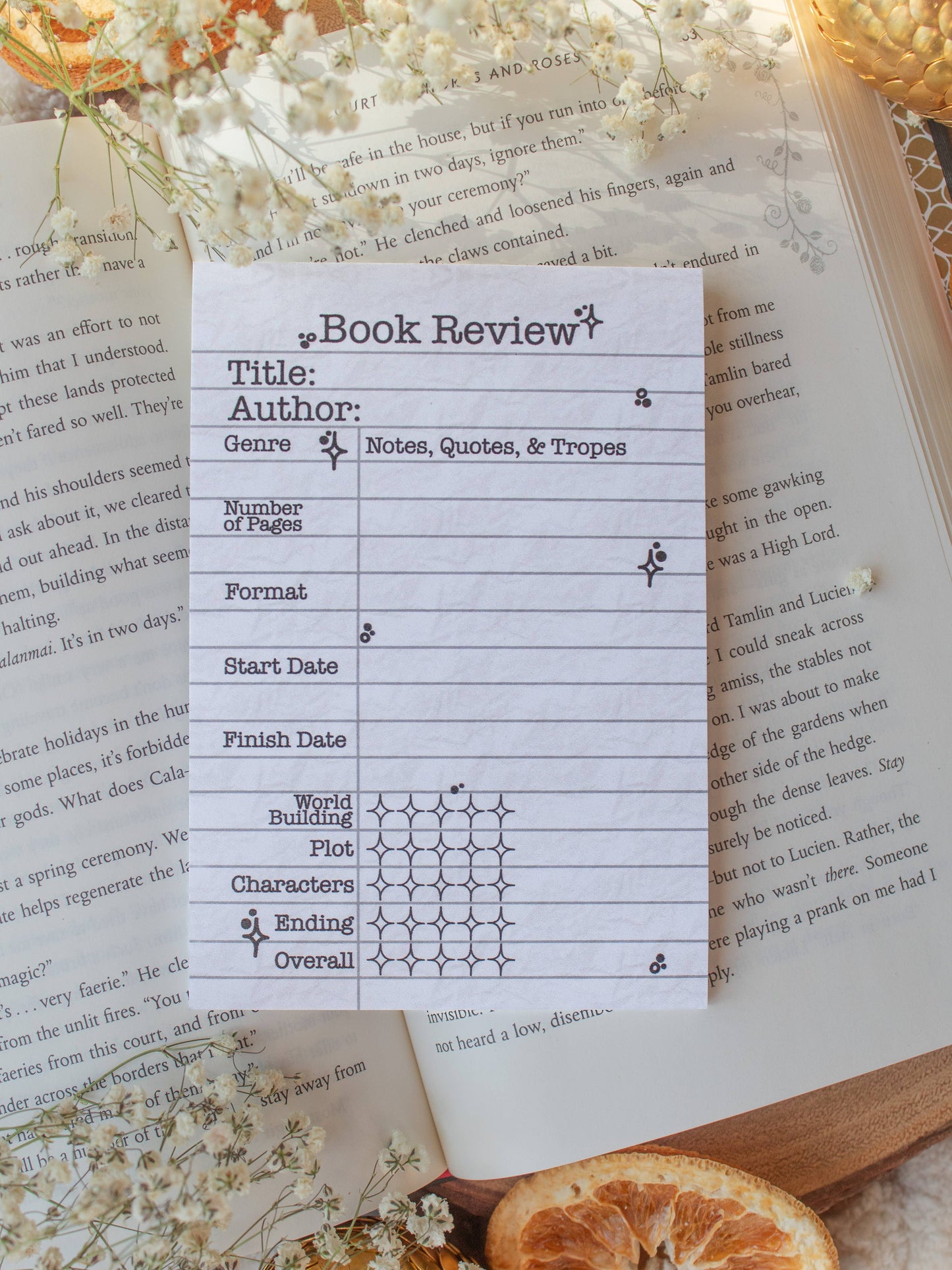 Imperfect Book Review Post-It Mystery Pack