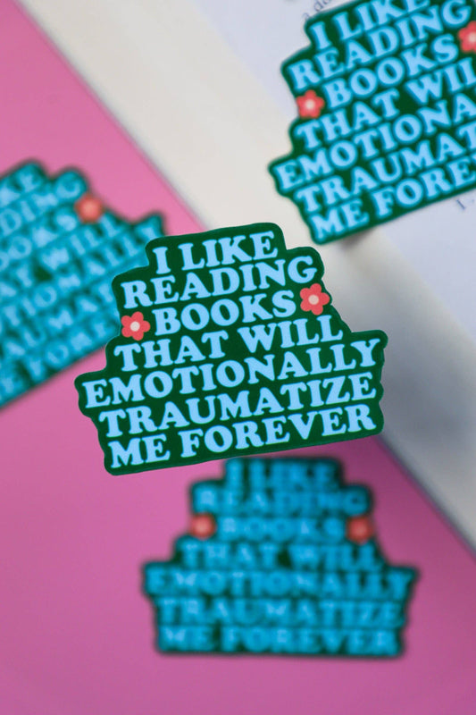 I Like Books That Traumatize Me