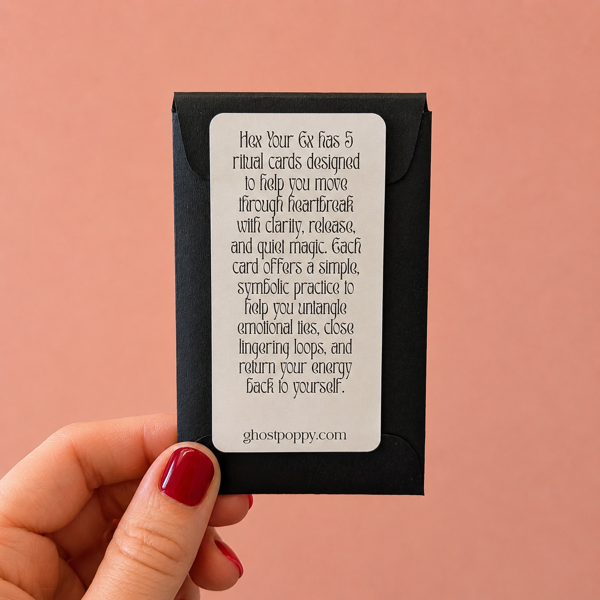 Hex Your Ex Spell Cards | 5-Card Breakup Ritual Deck